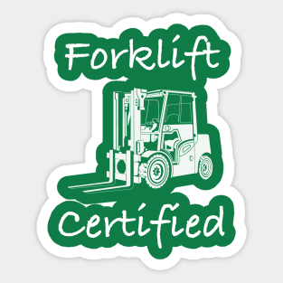 Forklift Sticker